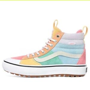 NEW NEVER WORN Vans Sk8-hi Mte 2.0 Dx Shoes Multi-Color Pastel